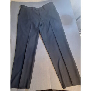 Haggar Men’s Repreve Smart Wash Dress Pants 40x30 Flat Front Stretch EUC